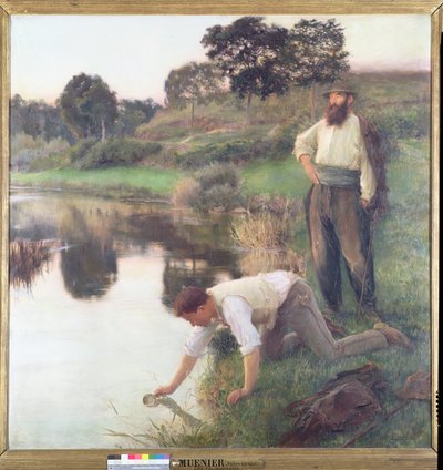 De zwervers door Jules Alexis Muenier